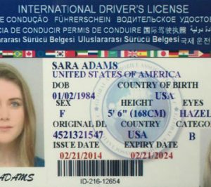 گواهینامه رانندگی بین المللی