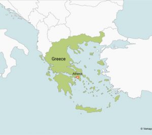 موقعیت جغرافیایی یونان