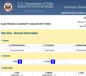 پرکردن فرم درخواست ویزای آمریکا